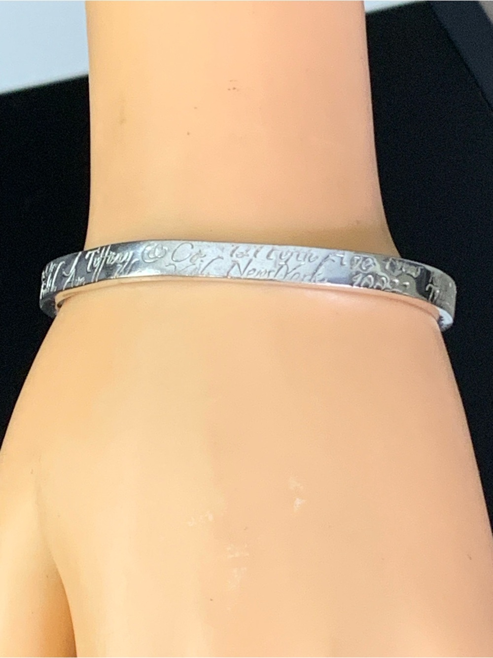Authentic Vintage 1997 Tiffany & Co.
"Notes" Cuff Bracelet 7" / RARE